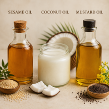 Sesame, Coconut & Mustard Oils